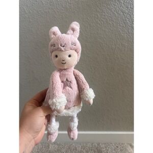 Jellycat London Pink Bunny Doll Plush Star Embroidery JCINC3781SH